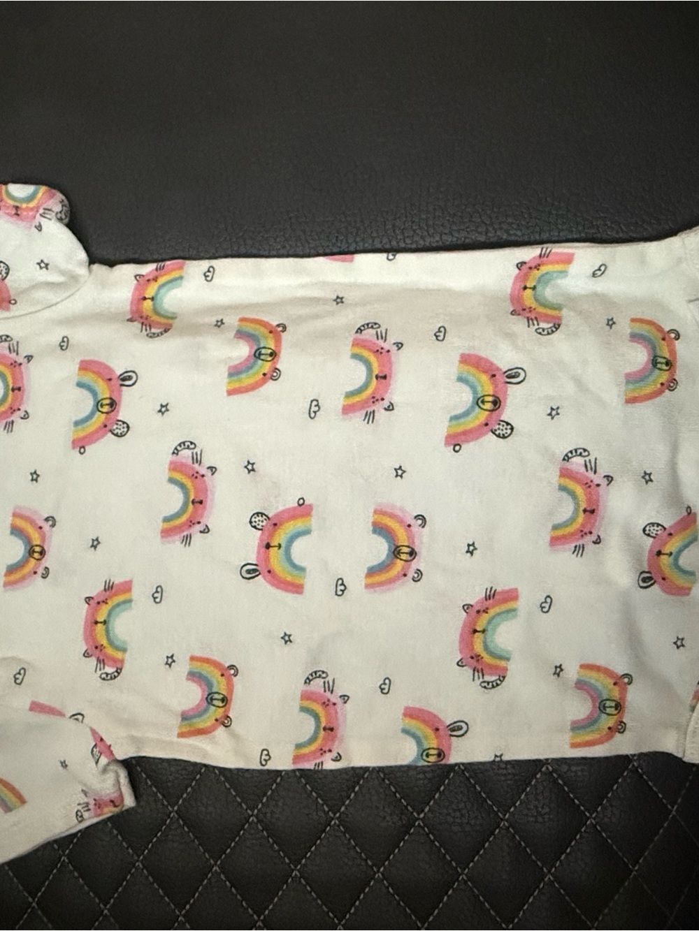 Gerber Rainbow Animal Print Cotton Onesie